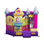 inflatable moonwalk combo princess